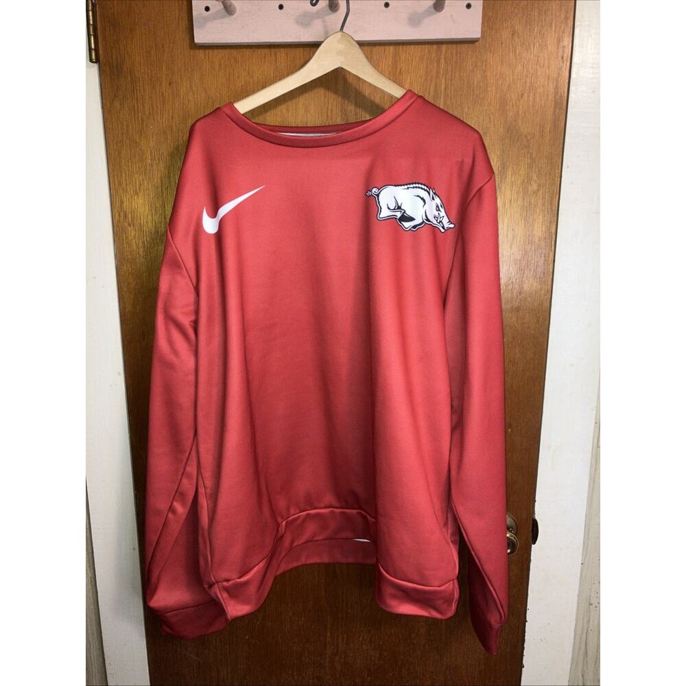 Arkansas Razorbacks Men's Sweatshirt 3xl Pullover Sec Hogs Red